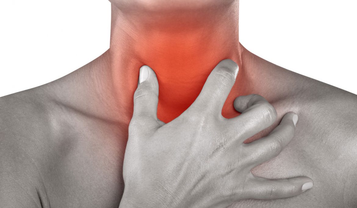 للانتباه من إحتقان الحلق المتكرر